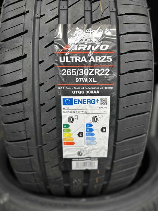Летен спорт пакет ARIVO 265/30R22 295/25R22 НОВ DOT 2653022  2952522