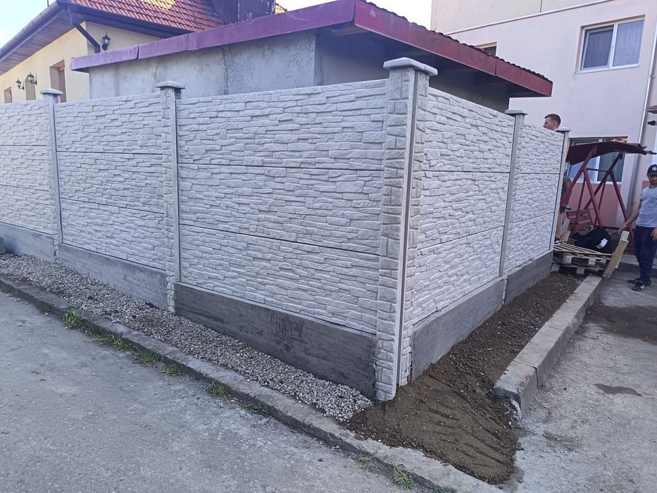 Garduri ornamentale de beton.