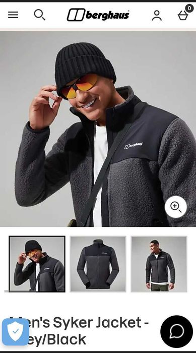 Ново поларено мъжко яке Fleece BERGHAUS Syker, размер L