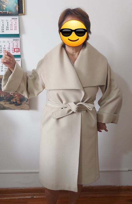 Стильное пальто с поясом