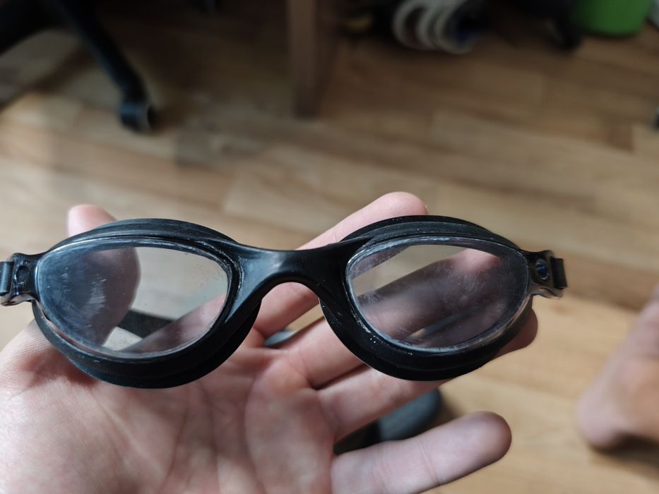 Ласты детские черные (с сеткой)