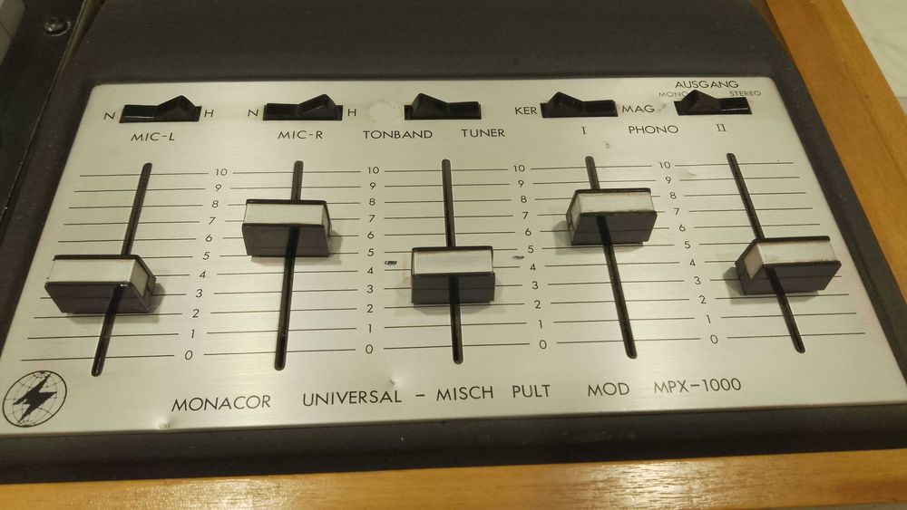 Consola mixaj audio, Vintage, rara - made in Germany