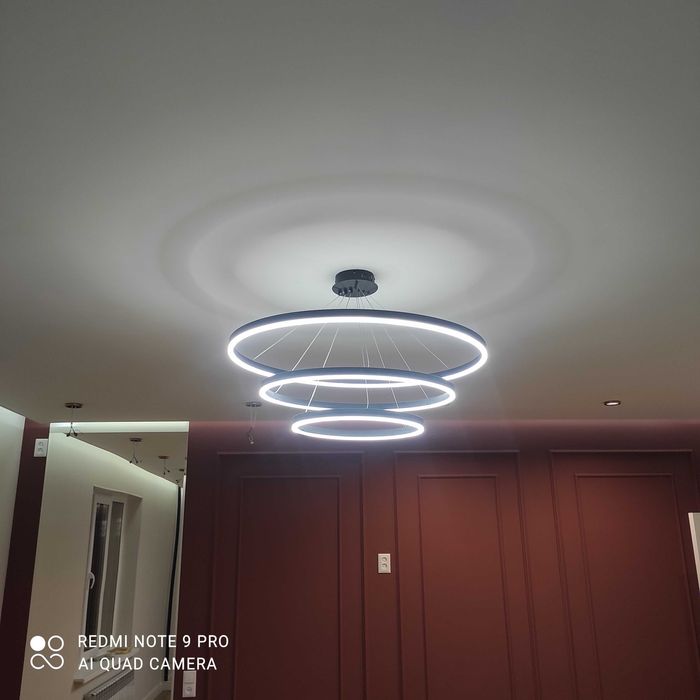 Установка люстры, услуги электрика