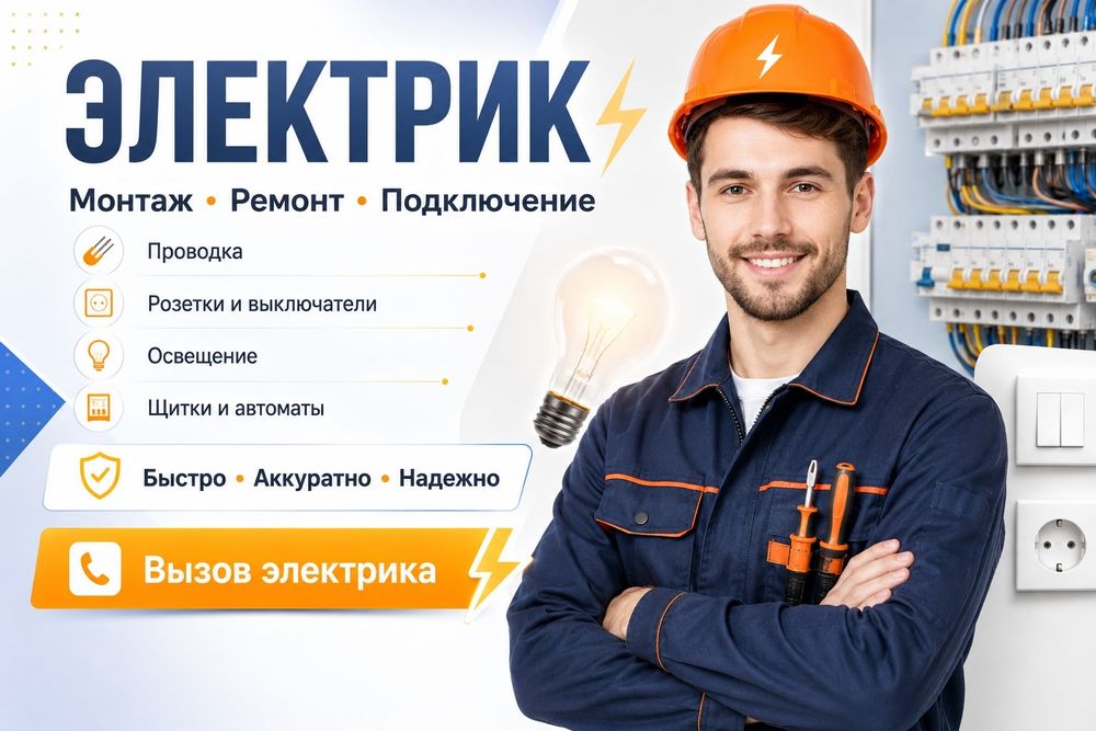 Услуги Электрика — Решим Любую Проблему!