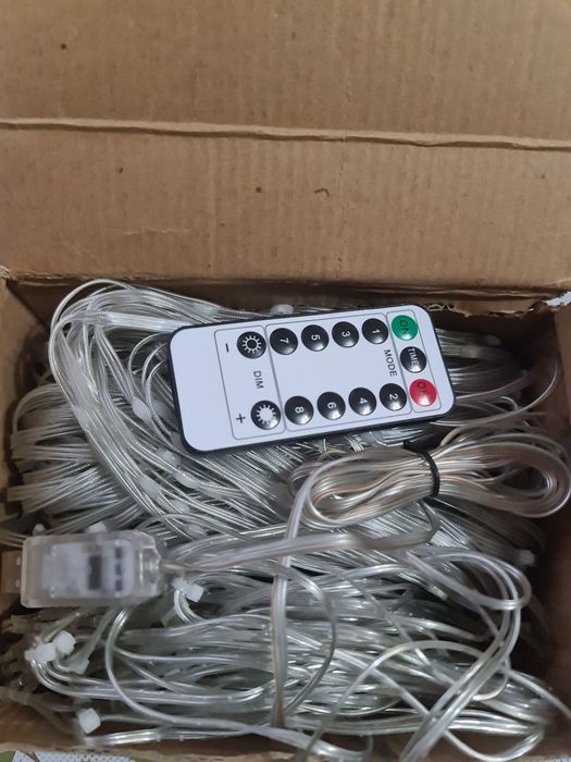 Гирлянда водопад