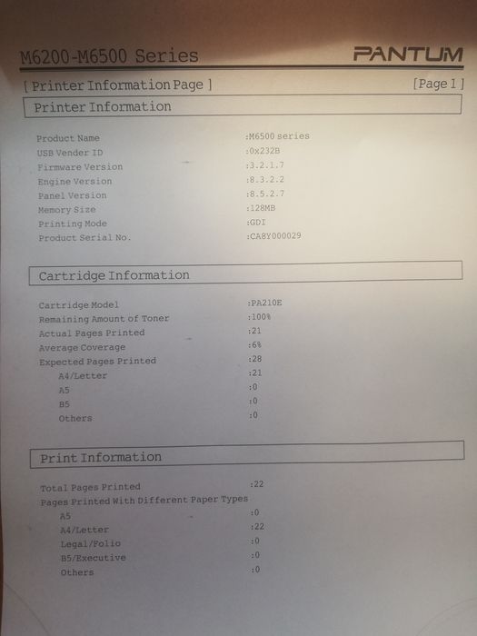 Multifuncțională monochrome laser marca Pantum