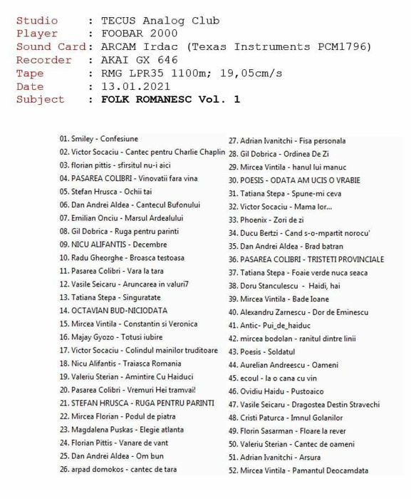 Benzi magnetofon imprimari Maxell Akai Basf Agfa Tdk Quantegy Philips