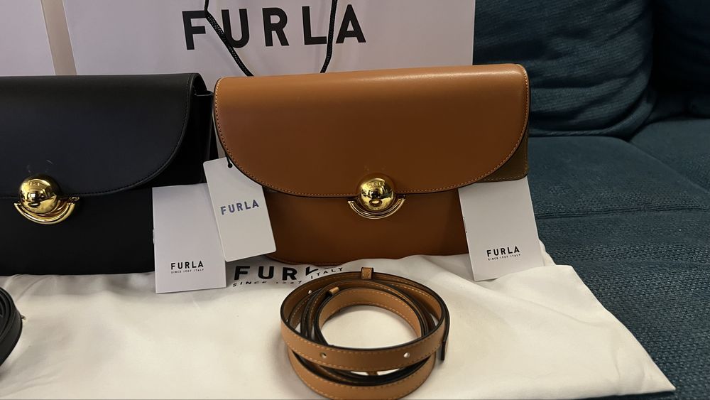 FURLA SFERA CROSSBODY S. Нови,с етикети,сер.номер,торбичка,Модел 2025г