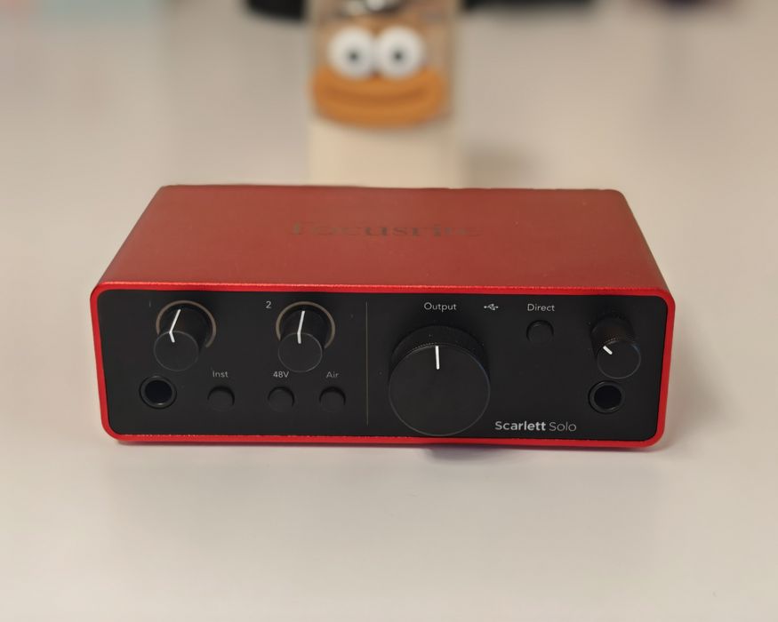 Focusrite Scarlett Solo Gen 4 – ca nou, 2023
