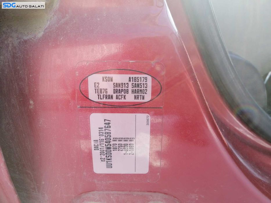 Chiulasa Echipata cu Ax Came Supape Tacheti 1.5 DCI K9K796 K9K 796 Dacia Sandero 1 2008 - 2012
