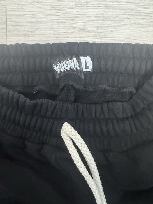 Pantaloni young rich white
