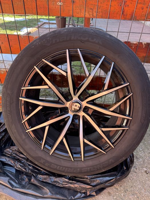 Set jante aliaj R18 5x112 + anvelope Hankook Ventus Prime 3 225/55 R18