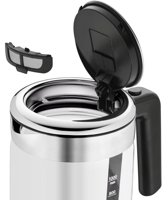 Fierbator electric din inox/sticla WMF, 1L, 1900W