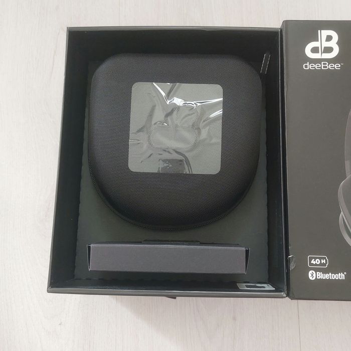 Премиум безжични слушалки deeBee dB-Pulse Black – Bluetooth 5.2 | Hybrid ANC | 40ч. Батерия