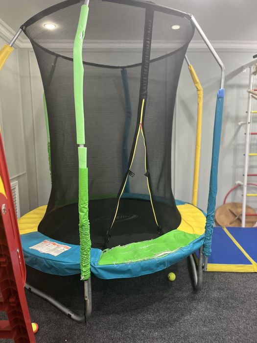 Батут и горка, можно отдельно