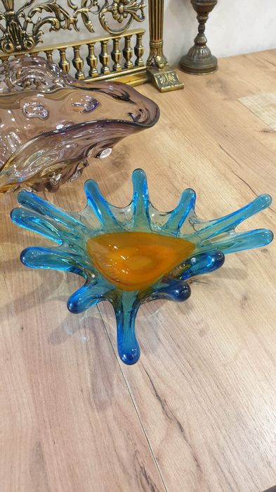 Ваза чешское стекло