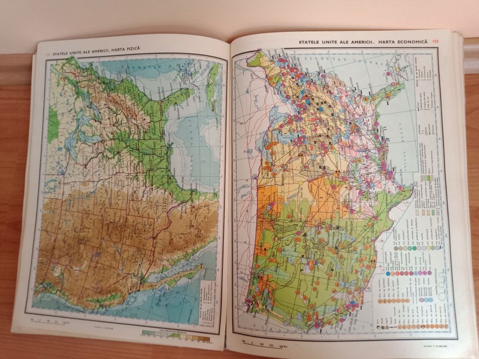 Cărți bune autori români 5 lei buc. Atlasul geografic al lumii 75 lei