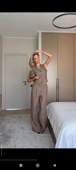 Женский льняной костюм Luisa Wang  Xs, M, L