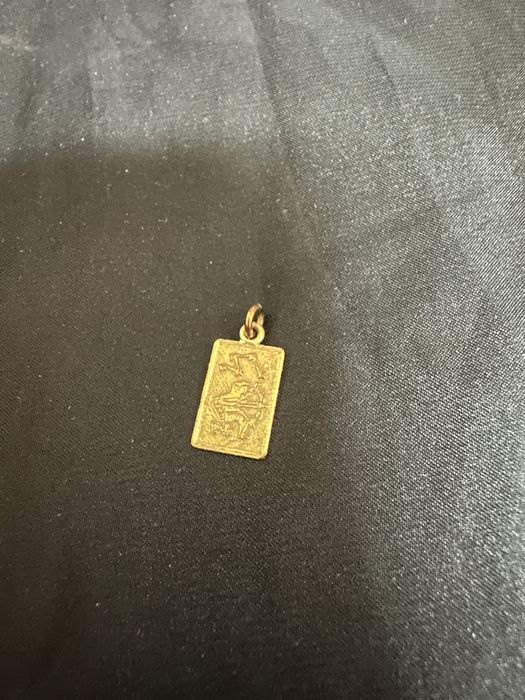 Superb pandantiv din aur de 8k  333 zodia sagetator