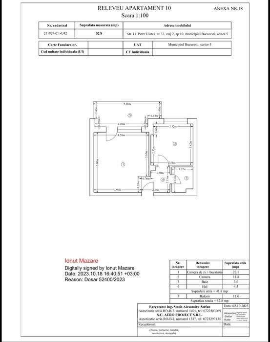 Apartament 2 camere Urbano Uranus si Parcare