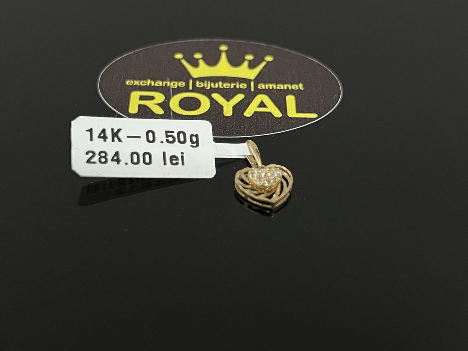 Bijuteria Royal CB : Pandant aur 14K 0,50 grame