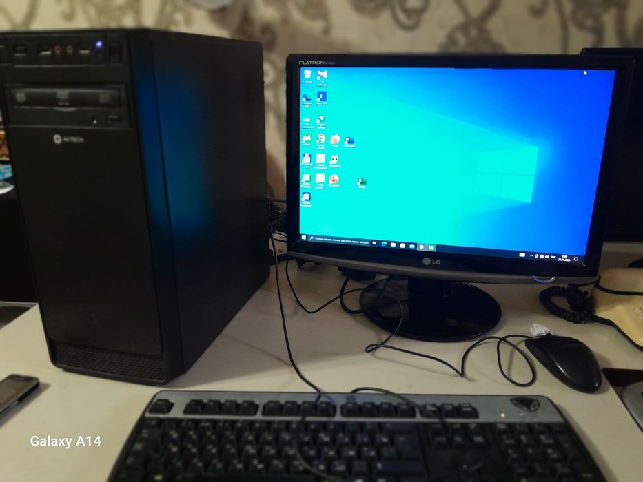 Компьютер I3 (3.9Ghz)+монитор