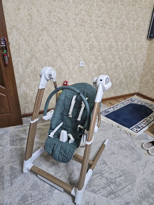 Шезлонг стульчик + качелия + музыка