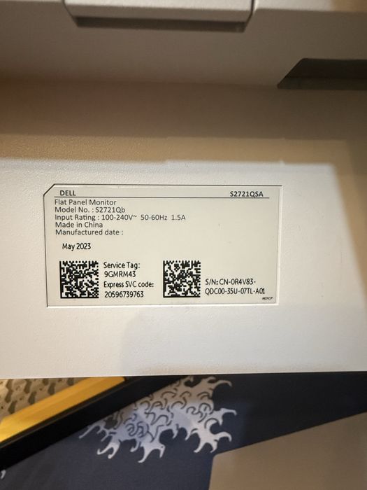 Монитор Dell S2721QSA