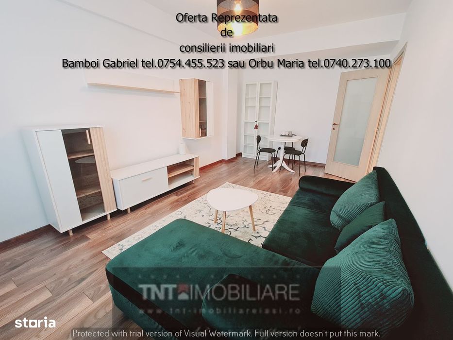 Apartament 3 camere decomandat bloc nou+1loc parcare zona Cug-Visoianu