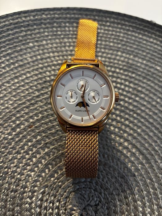 Venice Moonphase Rose Gold Mesh