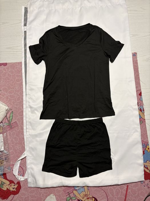 Set 3 pijamale tricou si pantaloni scurti
