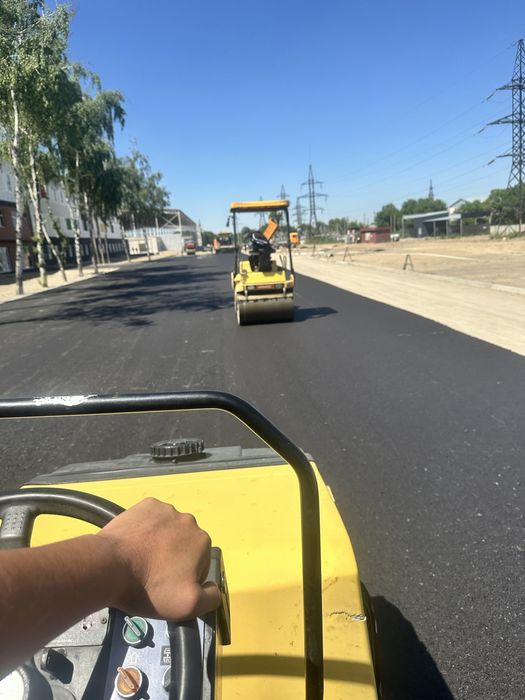Асфальтрование Укладка асфальта Асфальт