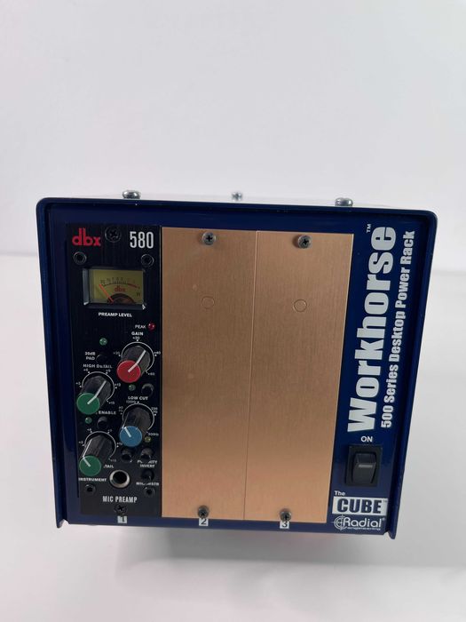 Rack Seria 500 Radial Workhorse "The Cube" + Preamp dbx 580 (2013)