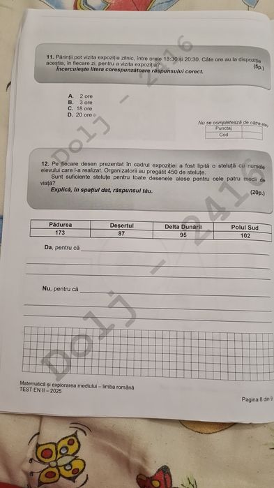 Ajutor la teme învățământ primar