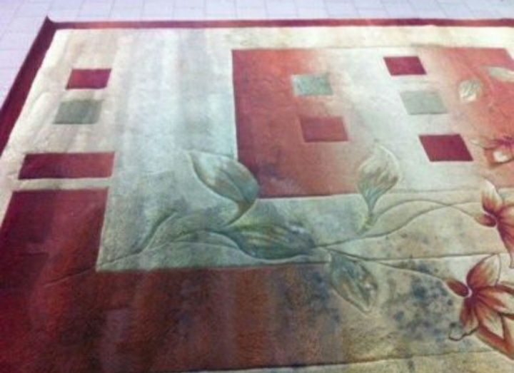 Стирка ковров 450 тг кв м