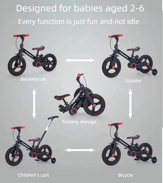 Беговел детский 3 в 1