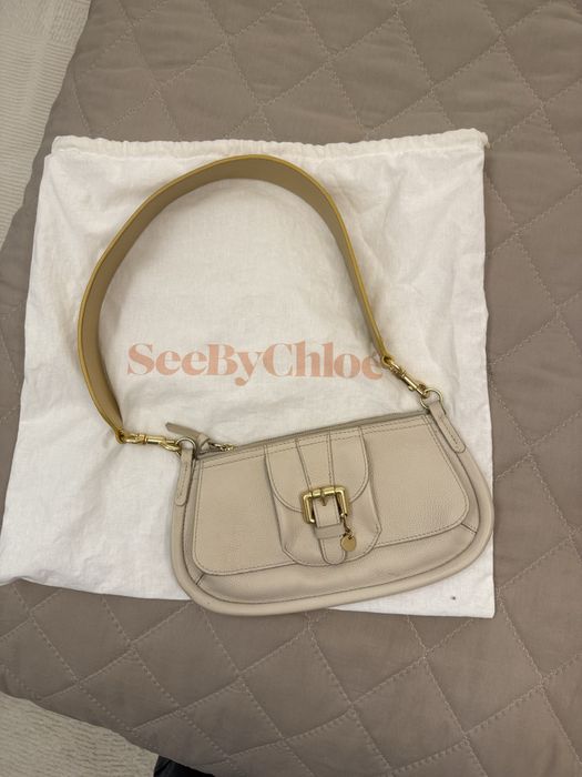 Естествена кожа чанта Chloe