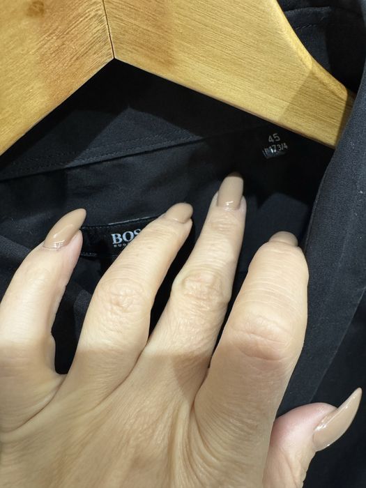 Черна мъжка риза Boss