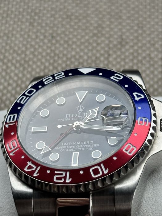 Ceas Rolex GMT Master II Pepsi 40mm , Oyster set