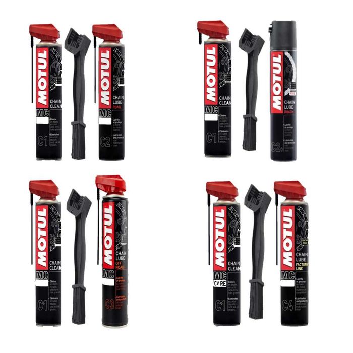 Kit curatare/ungere lant moto Motul