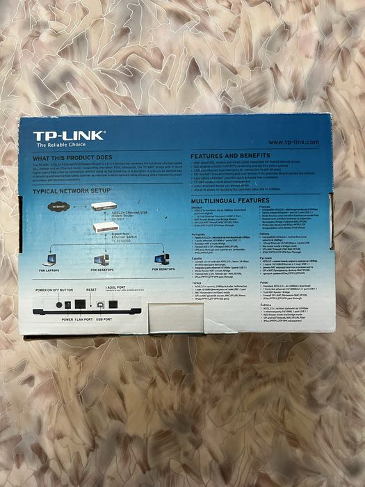 Новый Модем TP-Link TD-8817