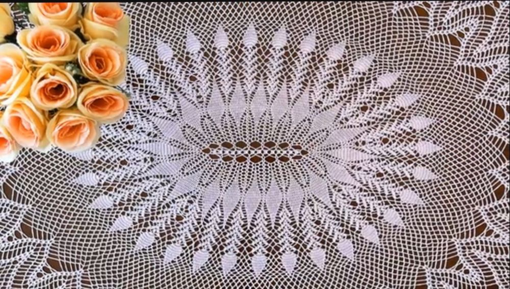 Скатерти ручной работы.