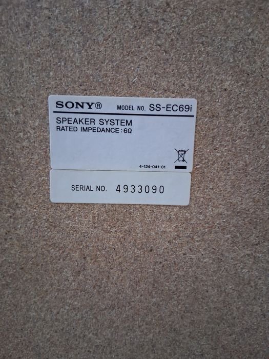 Boxe Sony SS-EC69i 2x50W