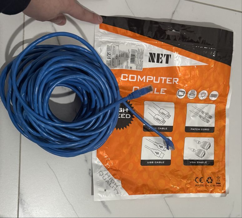 Интернет кабель для компьютера