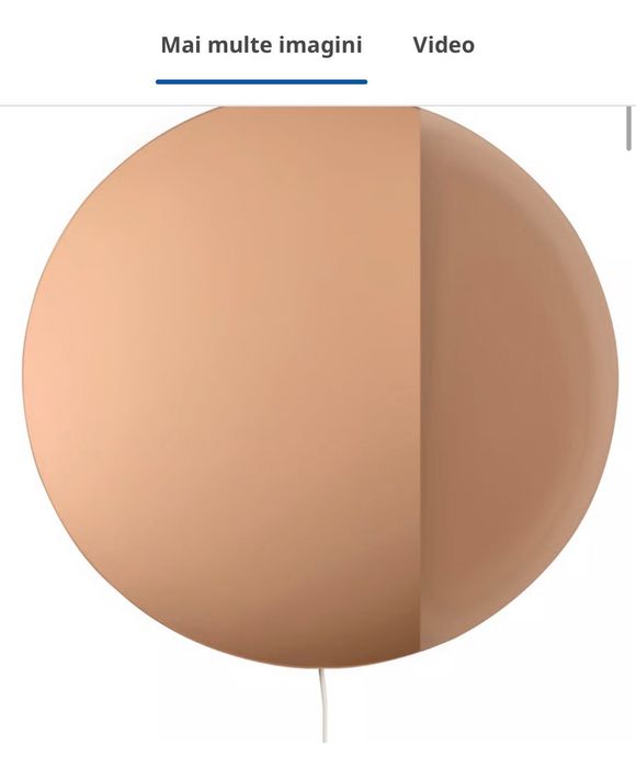 Oglinda IKEA cu lumina incorporata