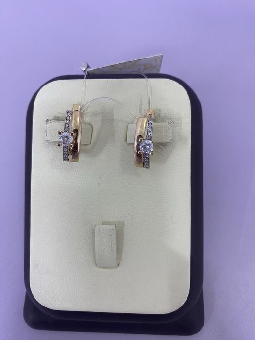 Золотые серьги КО31588