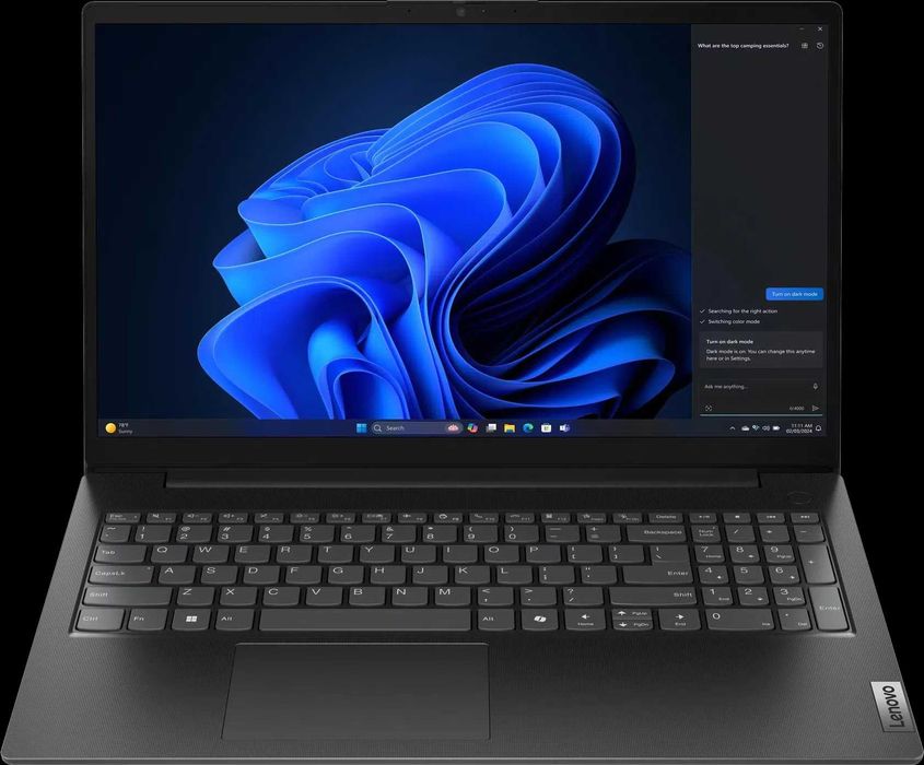 Lenovo Laptop V15 QWERTY 8GB RAM 512GB SSD – Black