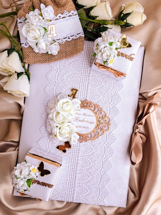 Комплекти за кръщене от велур