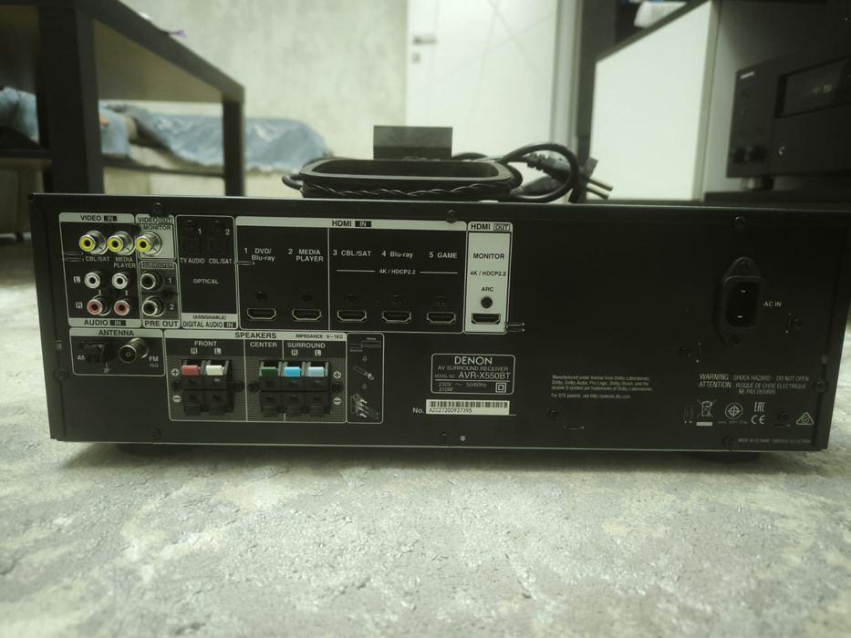 Ресивер Denon AVR-X550BT