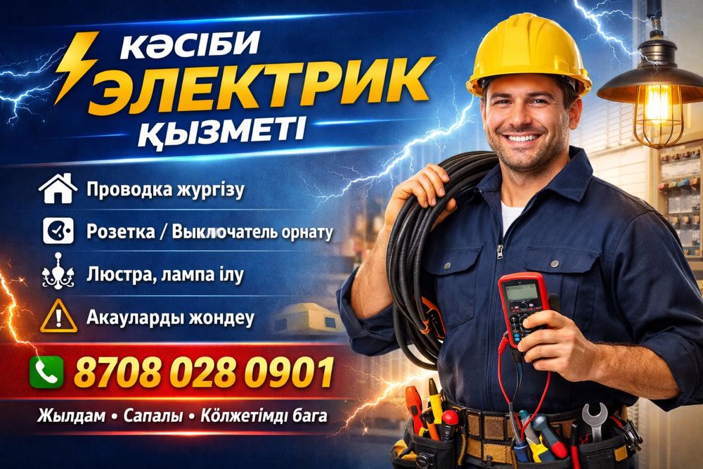 Услуга электрик семей